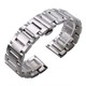Браслет для часов L22 стальной (бабочка) lwYppPIoiCUC8fO560gh40 - фото 371346