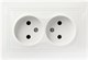 Розетка 2-местная без заземления 10А белая, керамика "Венера" (SBE-01w-10-S2-N-c) vw9kmncvhwr6xCmcHoET41