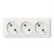 Розетка 3-местная 10А без заземления белая "Юпитер" (SBE-03w-10-S3-N) OTo5spRyjaIbWDgHTVgSc2