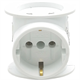 TOKER 3Т1 разветвитель (тройник) 16А белый, 1 розетка земля (T-образный аналог код 10321) ipUqtZXwjq9t8xE06bVXD1