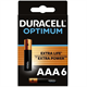 Батарейка Duracell Optimum LR03 AAA BL6 Alkaline 1.5V sK1M5FijiEzjHwMdEg5J21 - фото 372230