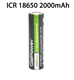 Аккумулятор Li-ion GoPower 18650 3.7V 2000mAh без защиты плос.конт. dexXmFWMiiMFJY4rm1-Vo0