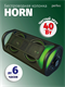 Perfeo Bluetooth-колонка “HORN” 40W/ EQ/ MP3/ USB-microSD/ AUX/ JACK/ FM/ LED/ TWS/ Черная + ПДУ PPN9fMOGhW5a3h8Vju2Jl1 - фото 372428