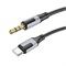 Аудиокабель AUX 3.5mm Lightning 8-pin 1.0м Borofone BL19 (Black) IBtEBniJjvmd4C6W3zMyY1