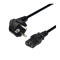 Кабель питания GoPower евровилка CEE 7/7-C13 (f) 3.0м ПВХ 0.75мм черный IR6BwbEnikyPY6rLVgoHD1 - фото 63896