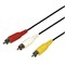 Шнур 3 RCA - 3 RCA, 3м, черный REXANT hh3o5T0TjR42zU6MdL3vJ3 - фото 63898