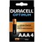 Батарейка Duracell Optimum LR03 AAA BL4 Alkaline 1.5V GJmlYlV2gKQwQdoma760Y0 - фото 659