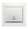 Кнопка звонка 10А белая (SBE-01w-10-B1-0) Smartbuy Венера EZSAjX76iLVD3LnJ1GFQu3 - фото 887